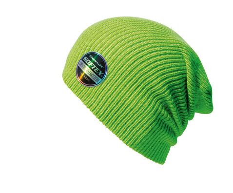 Result Caps Softex Beanie, Lime, One Size bedrucken, Art.-Nr. 031345210