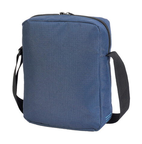 Shugon Rennes Messenger Pouch, French Navy/Turquoise, One Size bedrucken, Art.-Nr. 032382650