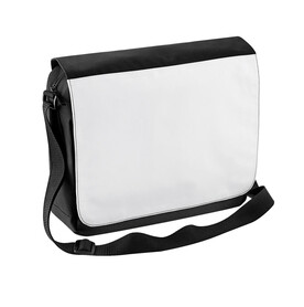 Bag Base Sublimation Messenger Bag, Black, One Size bedrucken, Art.-Nr. 033291010