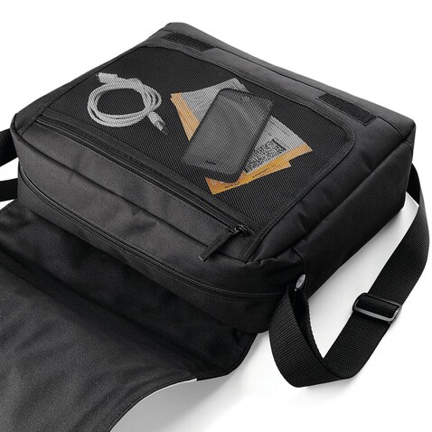 Bag Base Sublimation Messenger Bag, Black, One Size bedrucken, Art.-Nr. 033291010