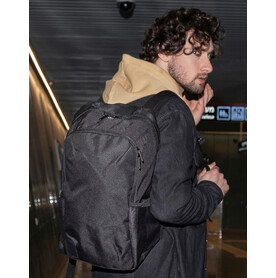 Shugon Kyiv Fine Backpack, Black/Dark Grey, One Size bedrucken, Art.-Nr. 034381530