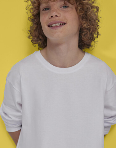 B &amp; C #E150 LSL T-Shirt /kids, Navy, 5/6 (110/116) bedrucken, Art.-Nr. 037422004