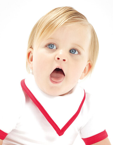 BabyBugz Bandana Bib, White/Black, One Size bedrucken, Art.-Nr. 037470560