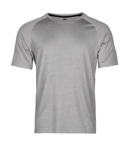 Tee Jays COOLdry Tee, Grey Melange, 3XL bedrucken, Art.-Nr. 037541348