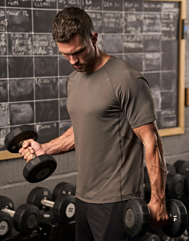 Tee Jays COOLdry Tee, Olive Melange, L bedrucken, Art.-Nr. 037545335 Tee Jays COOLdry Tee, Olive Melange, L bedrucken, Art.-Nr. 037545335