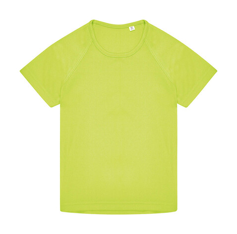 B &amp; C Active T /kids, Ultra Yellow, 7/8 (122/128) bedrucken, Art.-Nr. 038426225