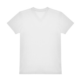 B &amp;amp; C #E150 V T-Shirt, White, XS bedrucken, Art.-Nr. 039420001