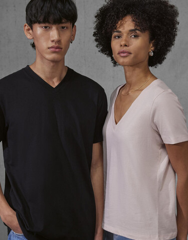 B &amp; C #E150 V T-Shirt /women, Soft Rose, M bedrucken, Art.-Nr. 040424373