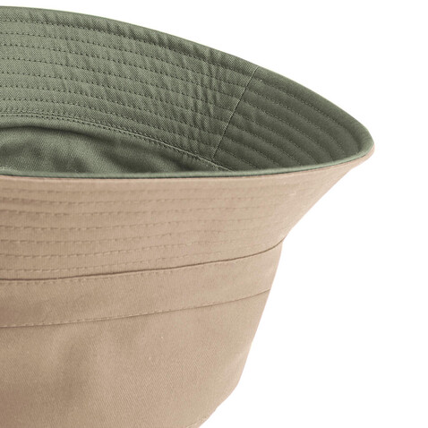Beechfield Reversible Bucket Hat, Black/Light Grey, S/M bedrucken, Art.-Nr. 046691551