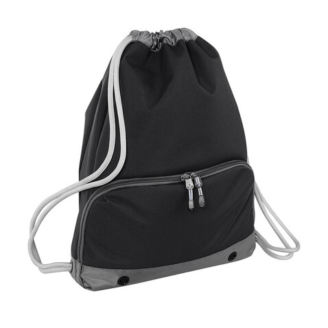 Bag Base Athleisure Gymsac, Black, One Size bedrucken, Art.-Nr. 047291010