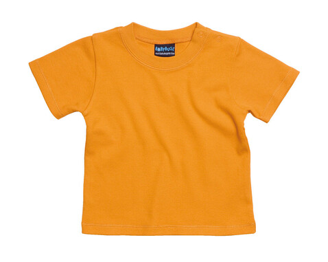 BabyBugz Baby T-Shirt, Orange, 12-18 bedrucken, Art.-Nr. 047474104