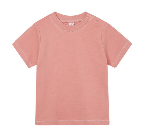 BabyBugz Baby T-Shirt, Dusty Rose, 0-3 bedrucken, Art.-Nr. 047474271