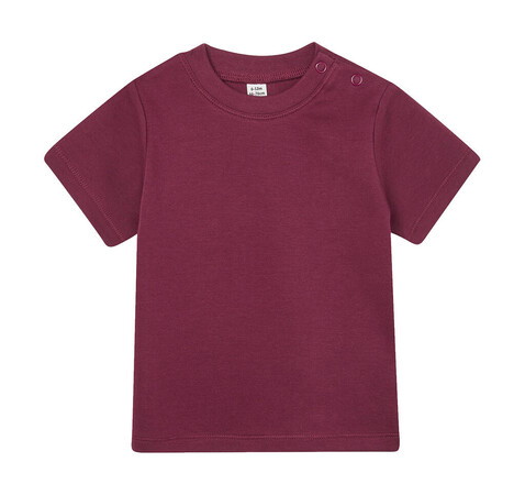 BabyBugz Baby T-Shirt, Burgundy, 3-6 bedrucken, Art.-Nr. 047474482
