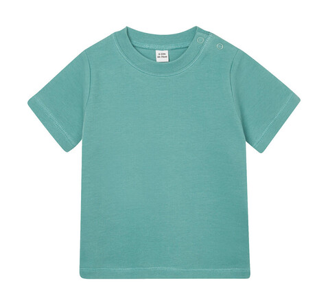 BabyBugz Baby T-Shirt, Sage Green, 3-6 bedrucken, Art.-Nr. 047475102