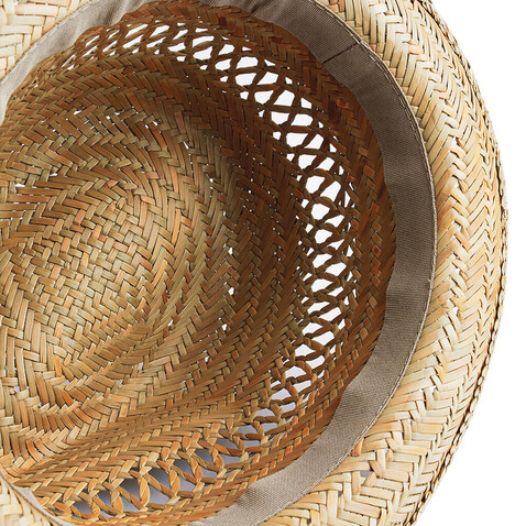 Beechfield Straw Summer Trilby, Natural, S/M bedrucken, Art.-Nr. 049690081
