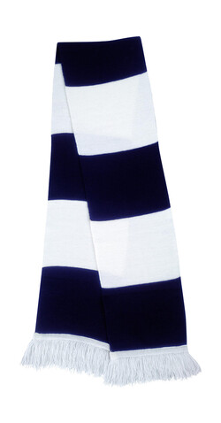 Result Team Scarf, White/Navy, One Size bedrucken, Art.-Nr. 051330520