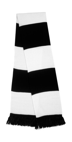 Result Team Scarf, Black/White, One Size bedrucken, Art.-Nr. 051331500