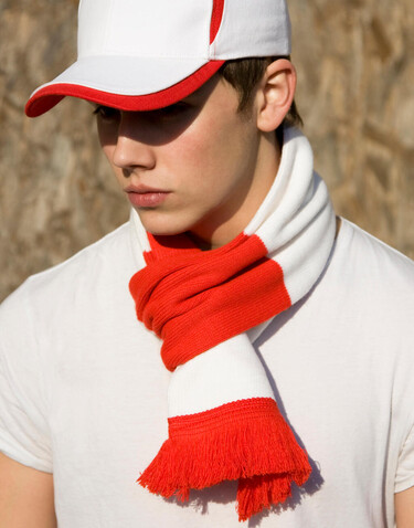 Result Team Scarf, Red/White, One Size bedrucken, Art.-Nr. 051334500