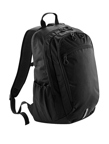 Quadra Endeavour Backpack, Jet Black, One Size bedrucken, Art.-Nr. 052301050