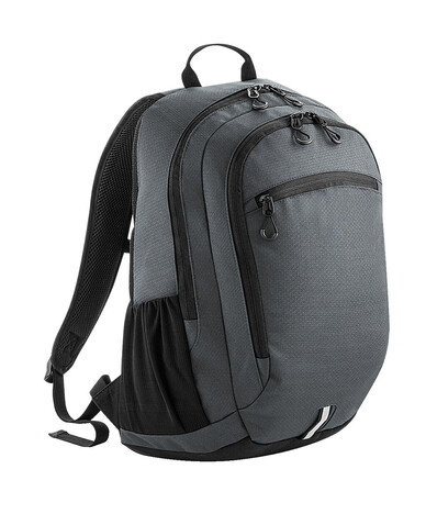 Quadra Endeavour Backpack, Jet Black, One Size bedrucken, Art.-Nr. 052301050