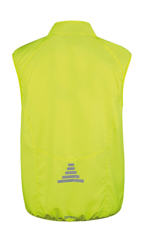 Result Spiro Bikewear Crosslite Gilet, Neon Lime, S bedrucken, Art.-Nr. 053335223