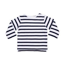 BabyBugz Baby Breton Top, White/Navy, 3-6 bedrucken, Art.-Nr. 056470522 BabyBugz Baby Breton Top, White/Navy, 3-6 bedrucken, Art.-Nr. 056470522