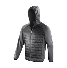 Result Men`s Zero Gravity Jacket, Black/Grey, S bedrucken, Art.-Nr. 059331593
