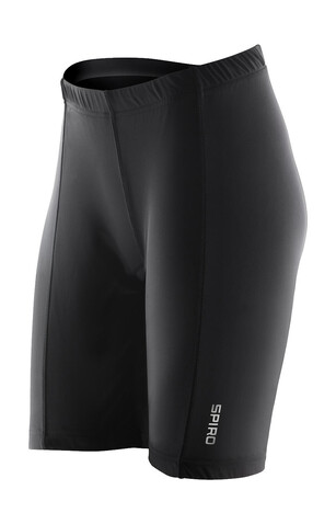 Result Ladies` Padded Bike Shorts, Black, S (10) bedrucken, Art.-Nr. 063331013