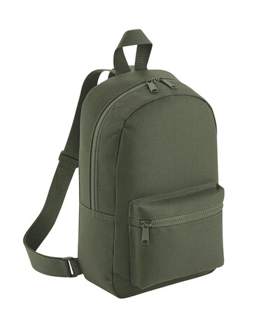Bag Base Mini Essential Fashion Backpack, Olive Green, One Size bedrucken, Art.-Nr. 064295290 Bag Base Mini Essential Fashion Backpack, Olive Green, One Size bedrucken, Art.-Nr. 064295290