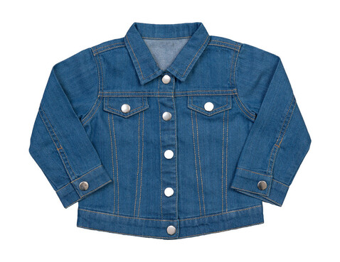 BabyBugz Baby Rocks Denim Jacket, Denim Blue, 3-6 bedrucken, Art.-Nr. 065473082