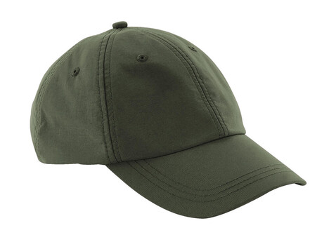Beechfield Outdoor 6 Panel Cap, Black, One Size bedrucken, Art.-Nr. 065691010