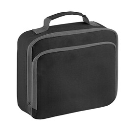 Quadra Lunch Cooler Bag, Black, One Size bedrucken, Art.-Nr. 066301010