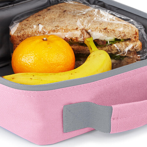 Quadra Lunch Cooler Bag, Black, One Size bedrucken, Art.-Nr. 066301010