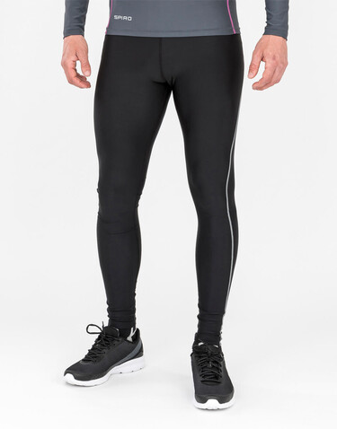 Result Men`s Bodyfit Base Layer Leggings, Black, XL/2XL bedrucken, Art.-Nr. 068331016