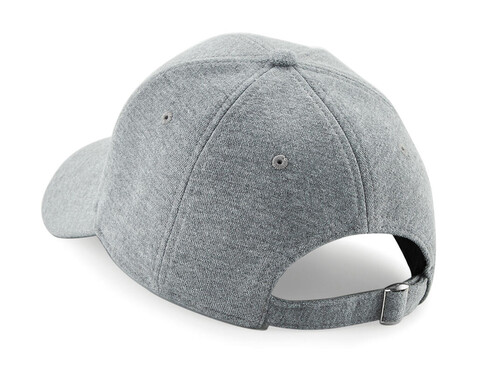 Beechfield Jersey Athleisure Baseball Cap, Heather Graphite, One Size bedrucken, Art.-Nr. 068691320