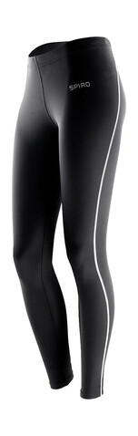 Result Women`s Bodyfit Base Layer Leggings, Black, XS/S bedrucken, Art.-Nr. 069331012