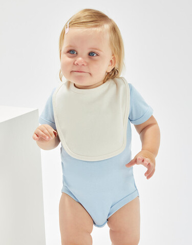 BabyBugz Single Layer Bib, Organic Natural, One Size bedrucken, Art.-Nr. 069470080