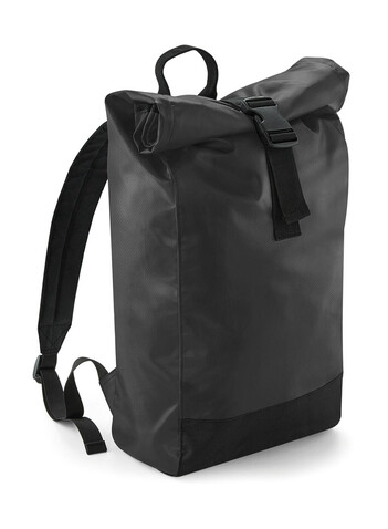 Bag Base Tarp Roll Top Backpack, Black, One Size bedrucken, Art.-Nr. 070291010