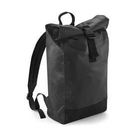 Bag Base Tarp Roll Top Backpack, Black, One Size bedrucken, Art.-Nr. 070291010