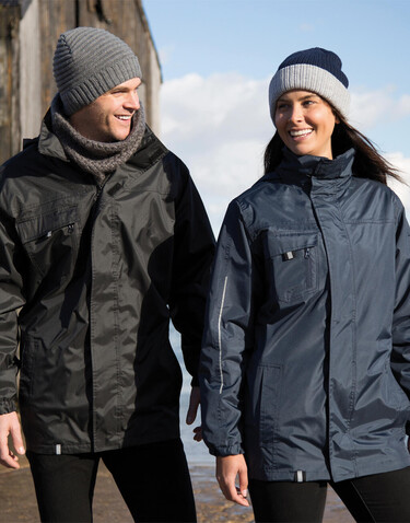 Result Printable 3-in-1 Transit Jacket, Navy, M bedrucken, Art.-Nr. 071332004