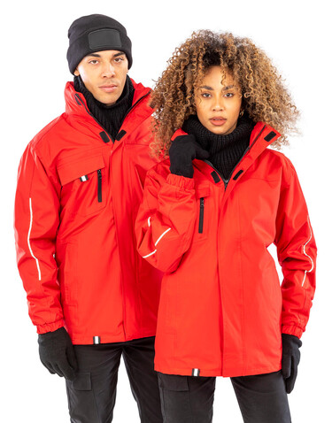 Result Printable 3-in-1 Transit Jacket, Red, S bedrucken, Art.-Nr. 071334003