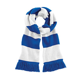 Beechfield Stadium Scarf, Bright Royal/White, One Size bedrucken, Art.-Nr. 072693510 Beechfield Stadium Scarf, Bright Royal/White, One Size bedrucken, Art.-Nr. 072693510