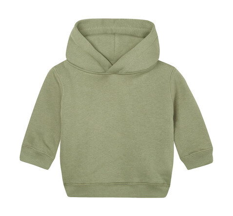BabyBugz Baby Essential Hoodie, Soft Olive, 12-18 bedrucken, Art.-Nr. 073475344