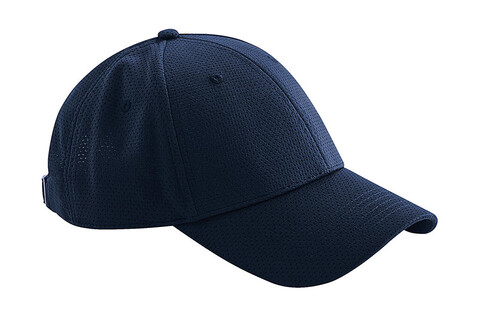 Beechfield Air Mesh 6 Panel Cap, Black, One Size bedrucken, Art.-Nr. 074691010