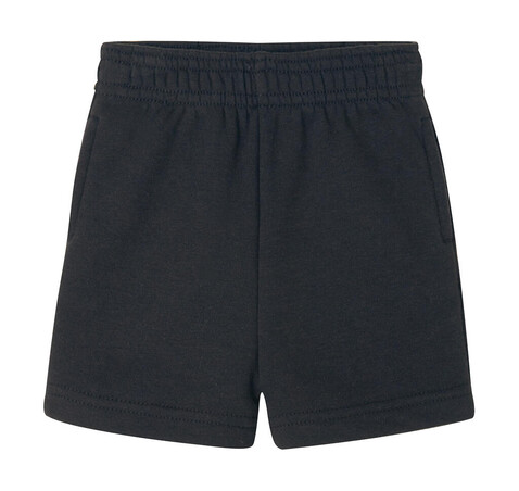 BabyBugz Baby Essential Shorts, Black, 12-18 bedrucken, Art.-Nr. 075471012