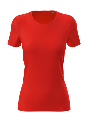Stedman Sports-T Women, Scarlet Red, XS bedrucken, Art.-Nr. 076054022