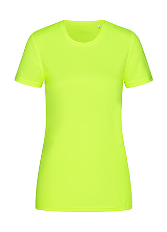 Stedman Sports-T Women, Cyber Yellow, L bedrucken, Art.-Nr. 076056065