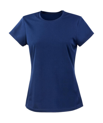 Result Ladies` Performance T-Shirt, Navy, M (12) bedrucken, Art.-Nr. 076332004