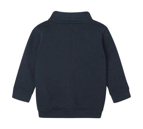 BabyBugz Baby Quarter Zip Sweat, Navy, 18-24 bedrucken, Art.-Nr. 076472005