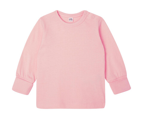 BabyBugz Baby Pyjamas, Heather Grey Melange, 18-24 bedrucken, Art.-Nr. 077471263